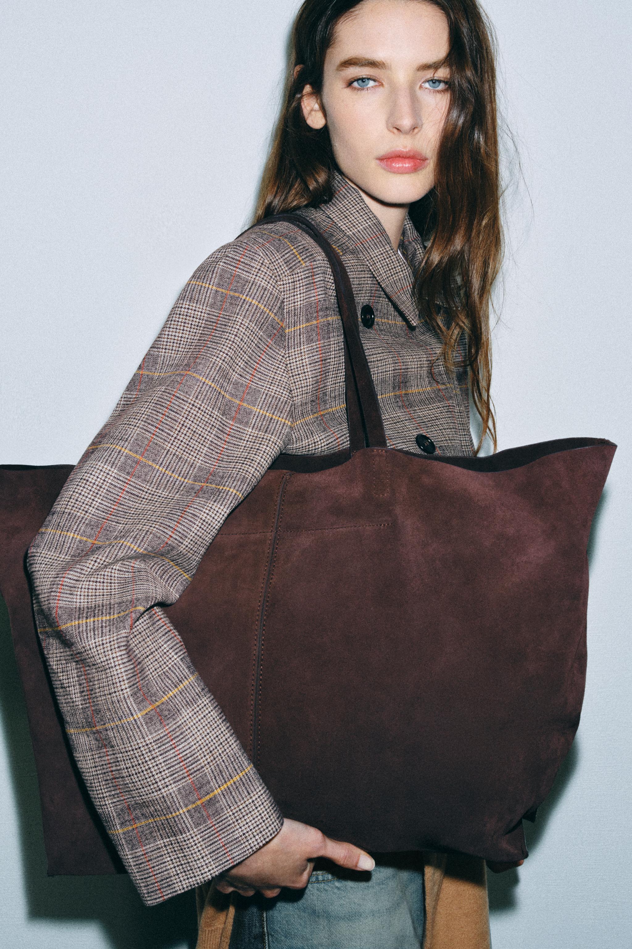 MAXI SUEDE SHOPPER